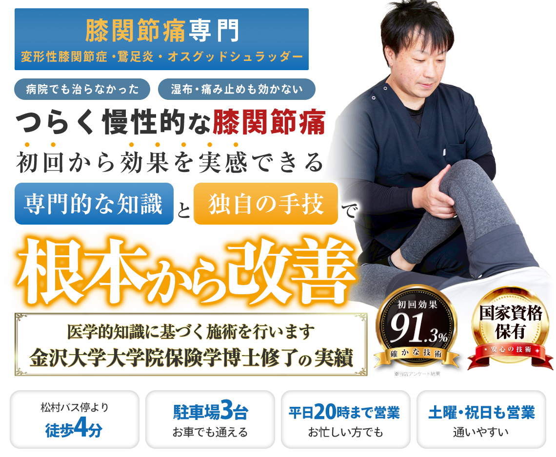 ファーストビュー膝